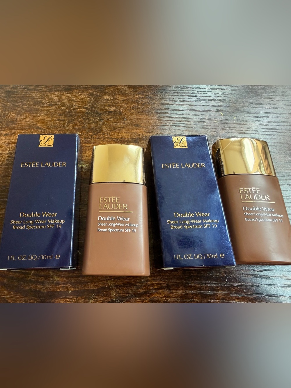 NEW!!! Estee Lauder Double Wear Sheer Foundation - 7W1 Deep Spice